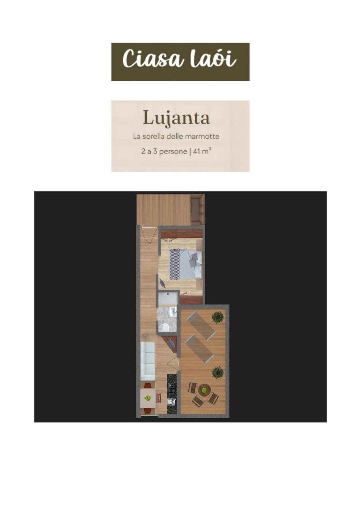 Apartment Ciasa Laoi サン・カッシアーノ エクステリア 写真